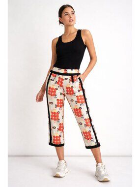 Dsquared2 Retro Print Cropped Pants Size IT Womens Size 40 Made in Italy